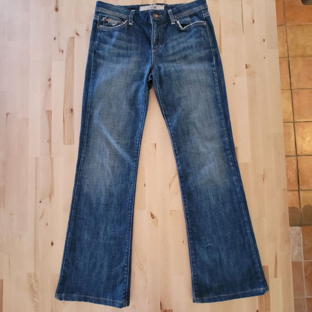 Joes Jeans Womens 27 Boot Mid Rise Jeans Dark Wash Denim Stretch Curvy Ryder